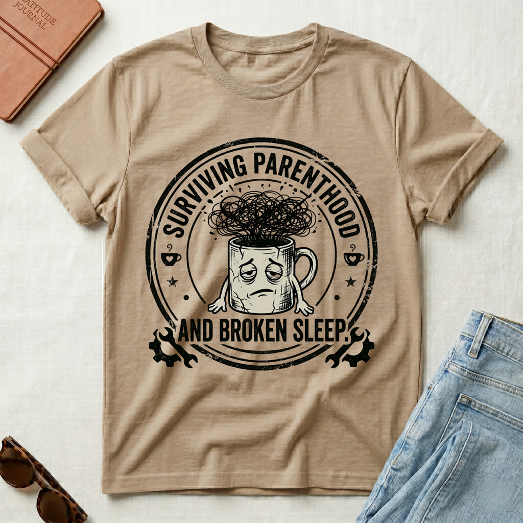 Surviving Parenthood and Broken Sleep T-Shirt