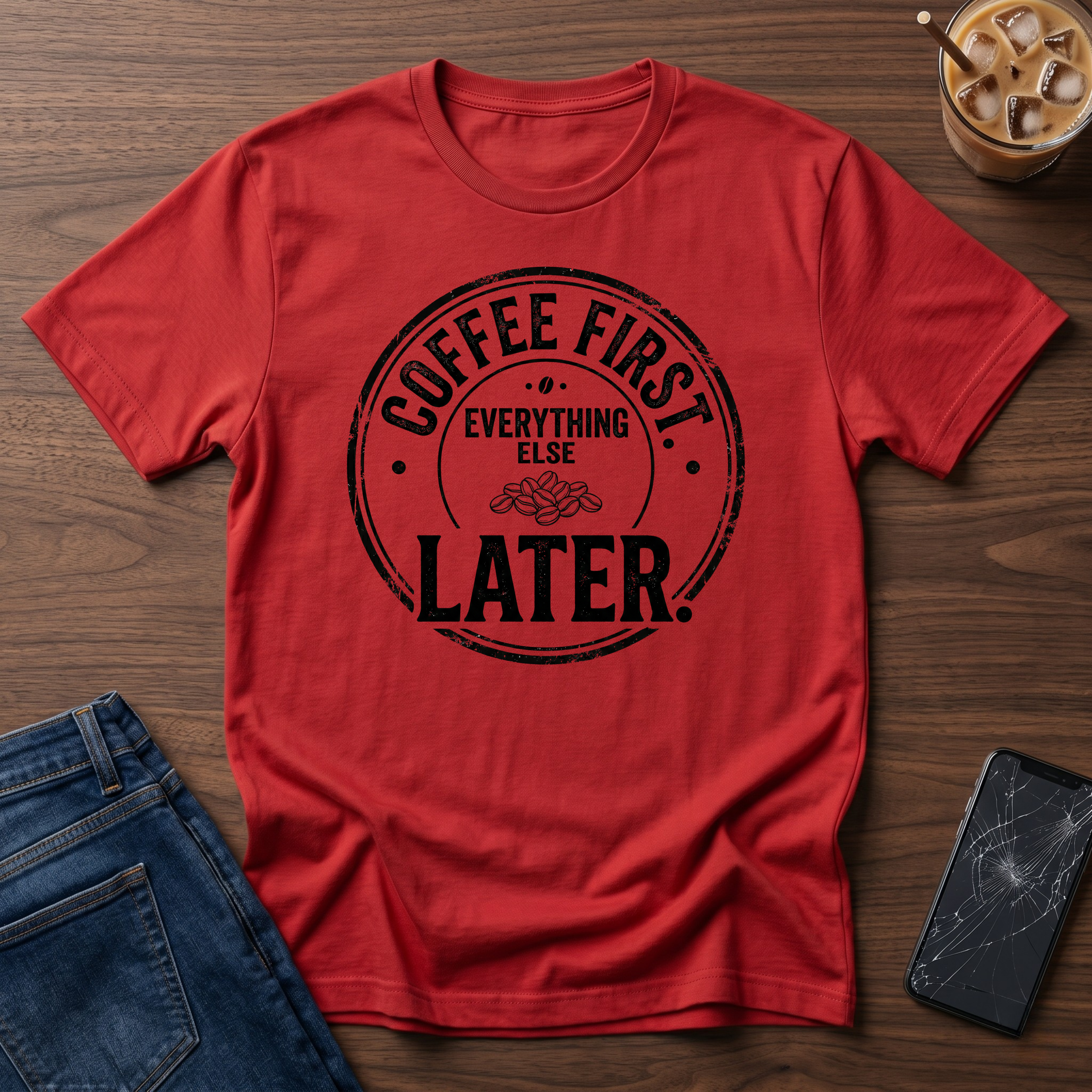 Coffee First Everything Else Later T-Shirt