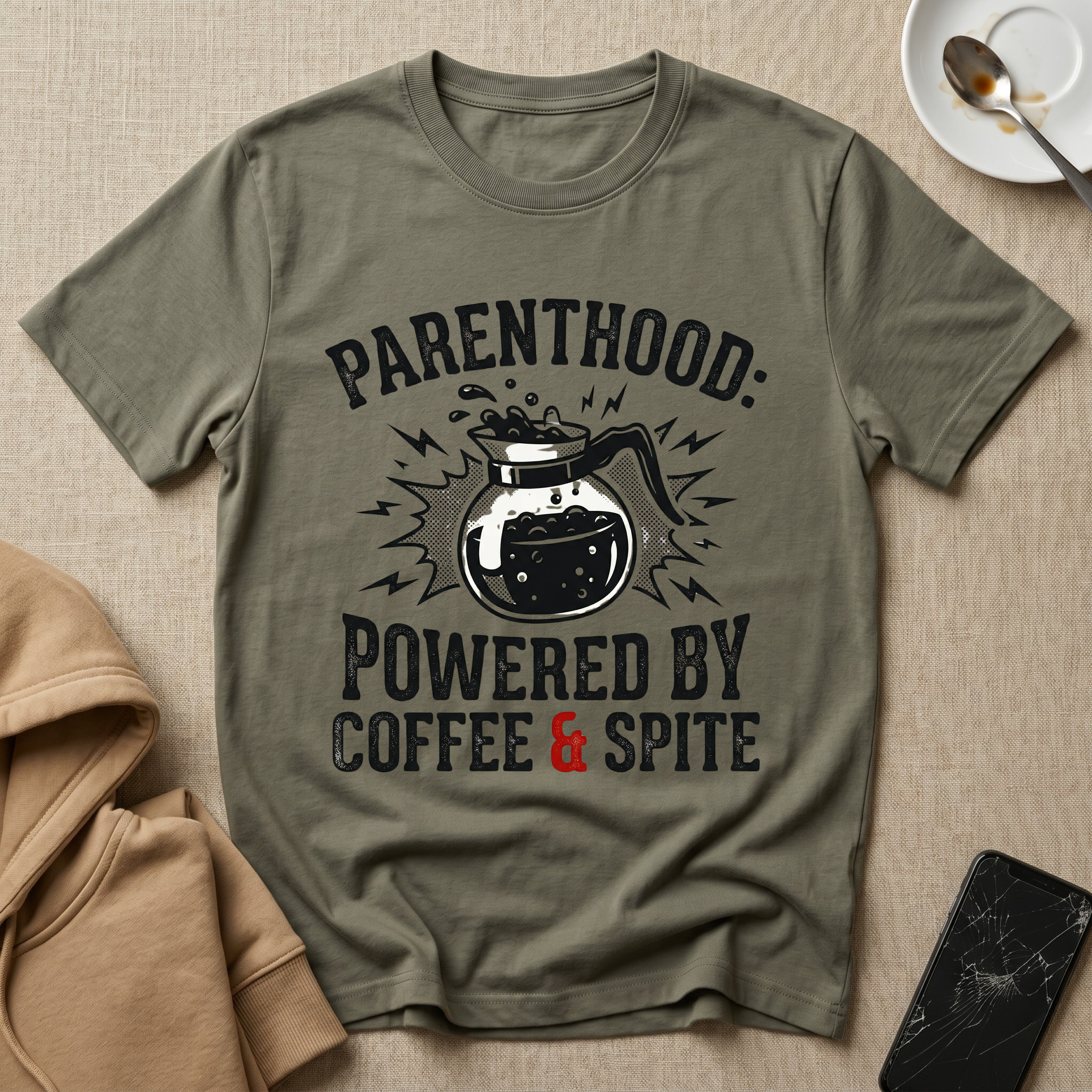 Powered by Coffee and Spite T-Shirt