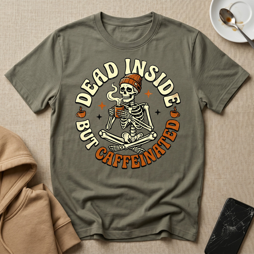Dead Inside But Caffeinated T-Shirt