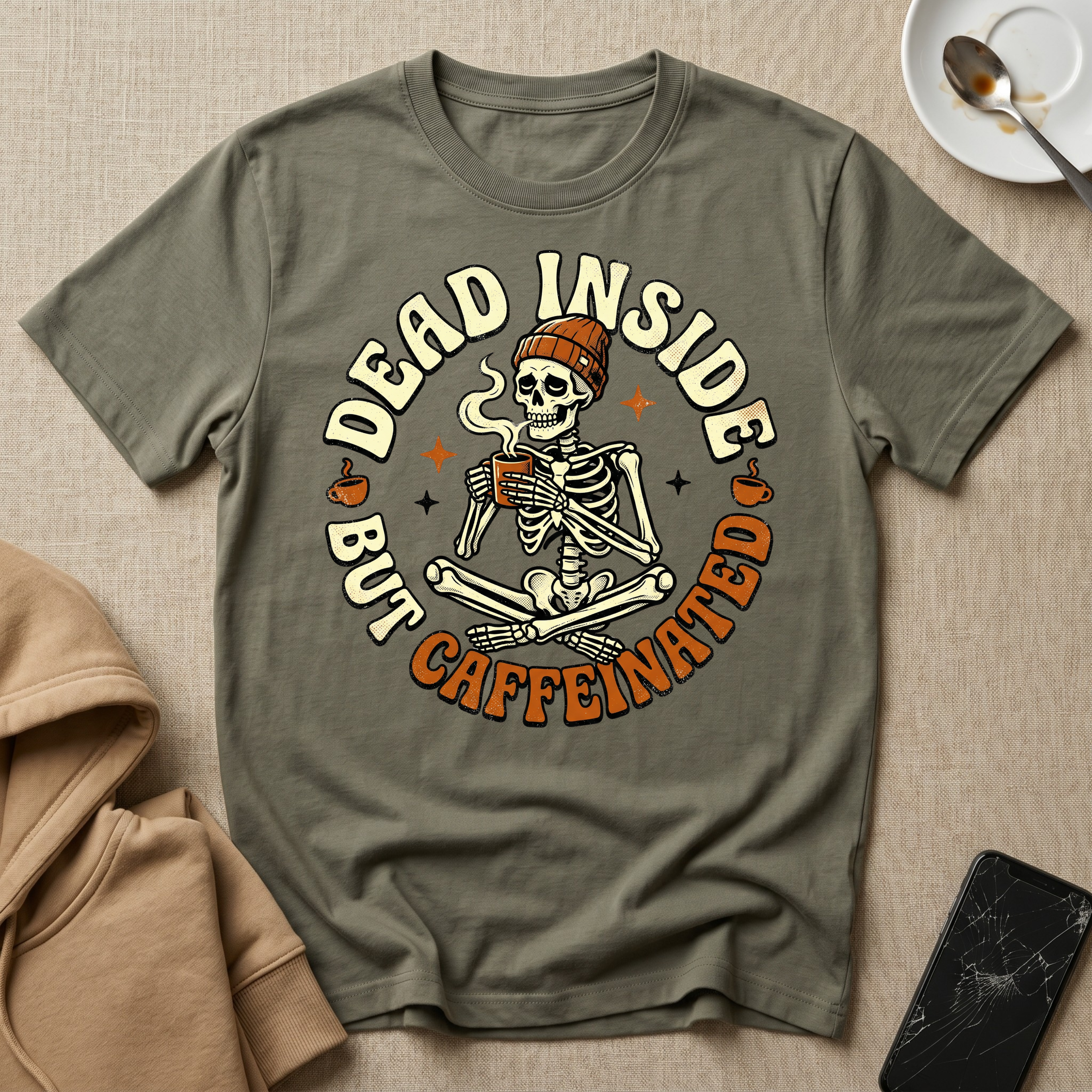 Dead Inside But Caffeinated T-Shirt