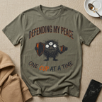 Defending My Peace One Cup at A Time V2 T-Shirt