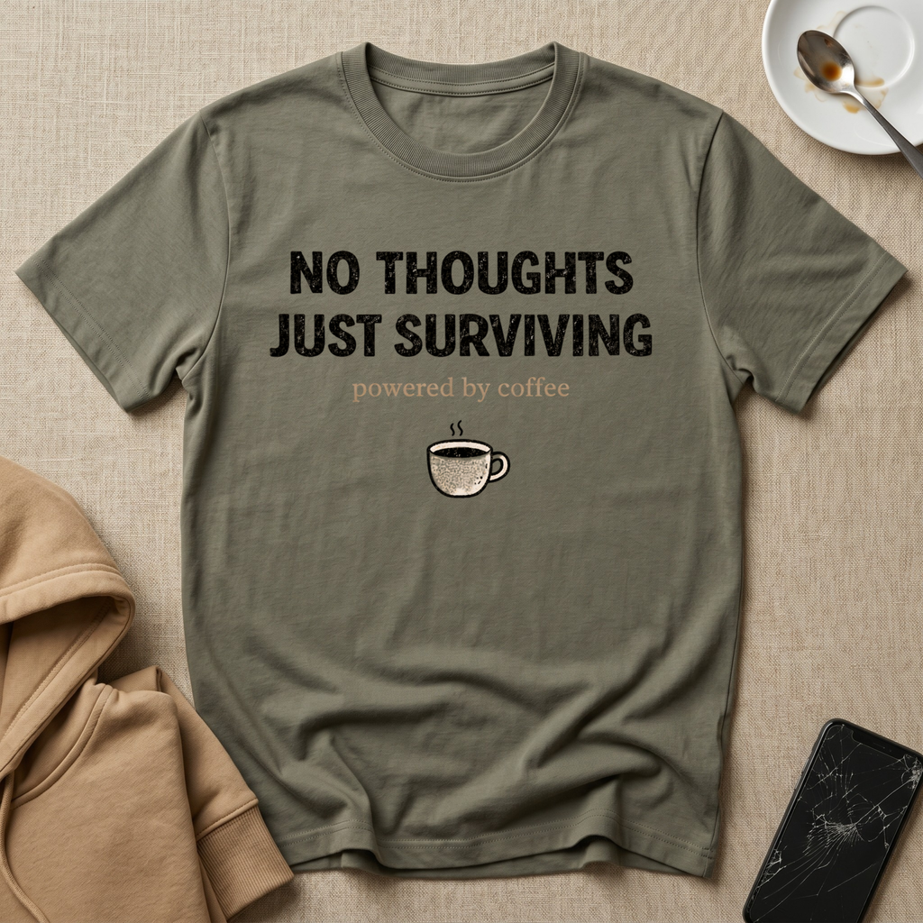No Thoughts Just Surviving T-Shirt