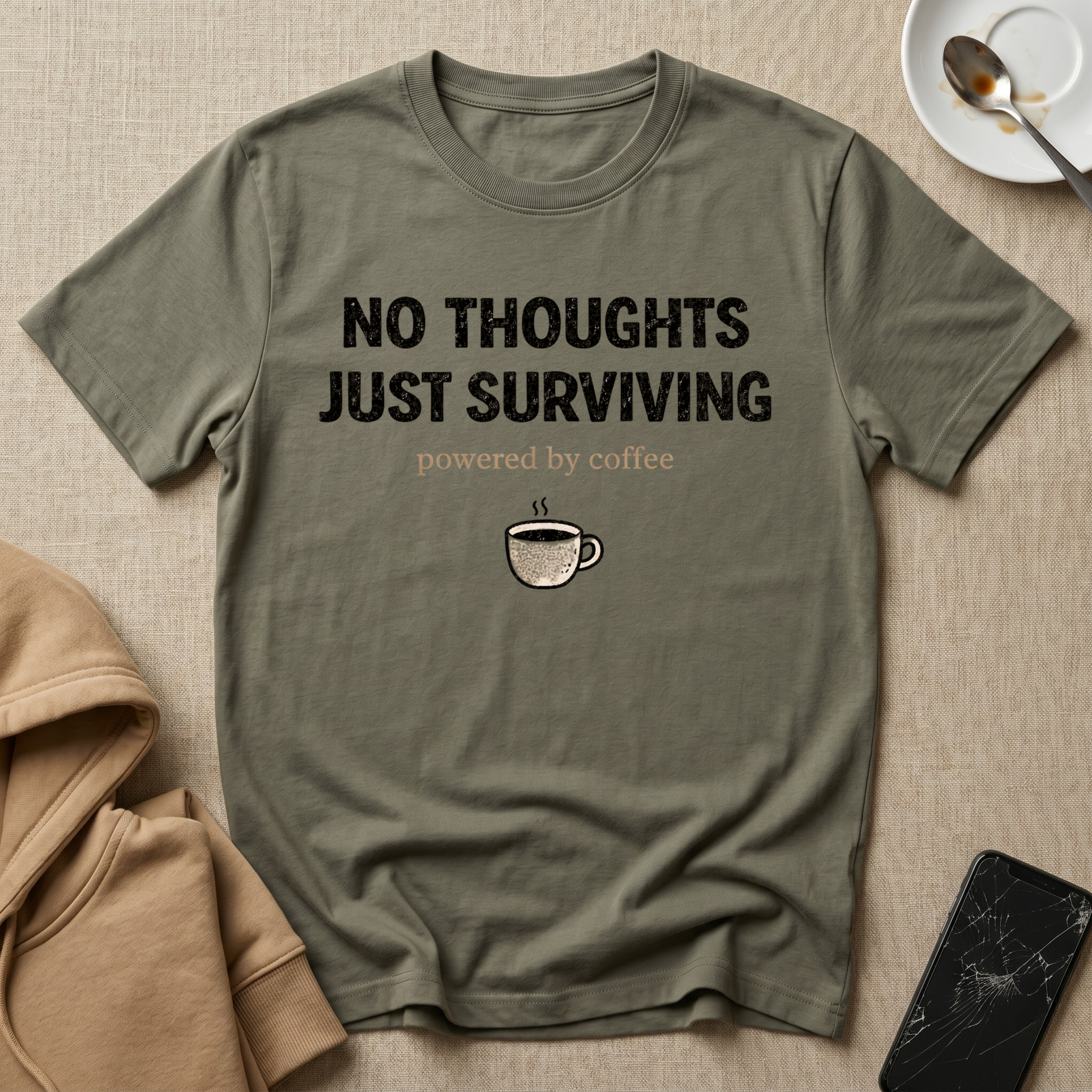 No Thoughts Just Surviving T-Shirt