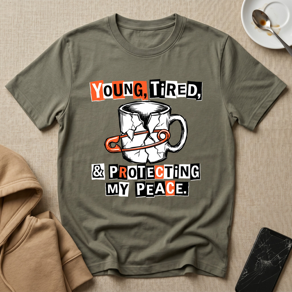 Young Tired and Protecting my Peace T-Shirt