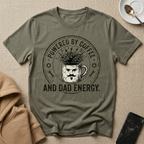 Powered by coffee and Dad energy T-Shirt