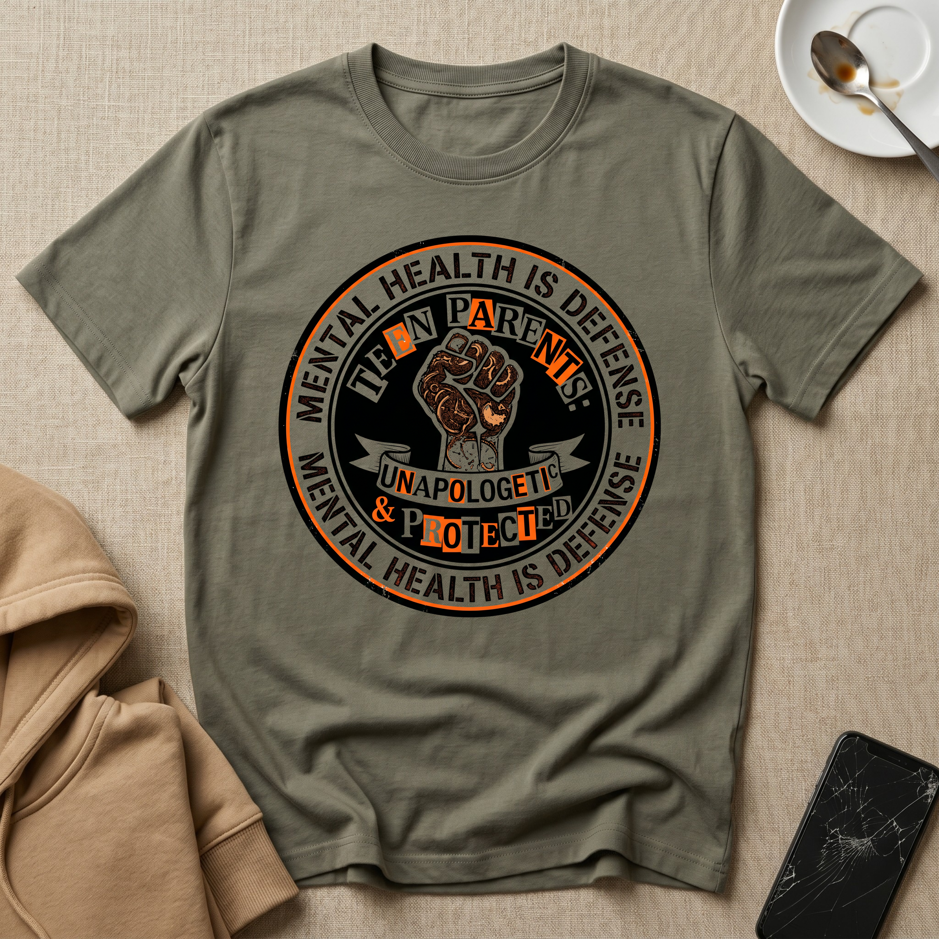 Mental Health Is Defense Teen Parent T-Shirt