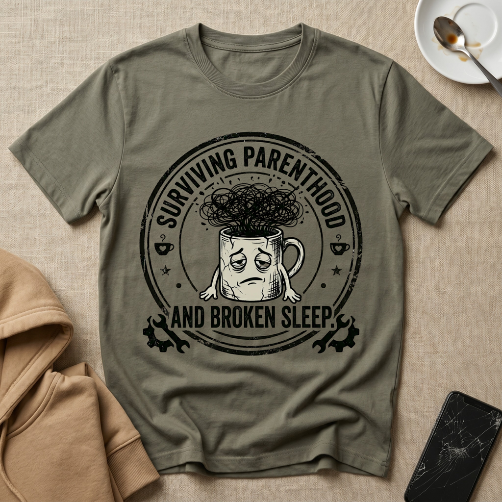 Surviving Parenthood and Broken Sleep T-Shirt