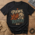 Paws Love Repeat T-Shirt